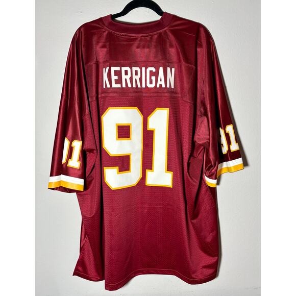Vintage Washington Redskins Ryan Kerrigan #91 NFL Pro Line Burgundy Jersey 4XL-B - Picture 8 of 11